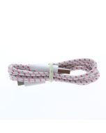 T-Mobile NEW Braided Cable USB-A To USB-C 1 Meter (3.2 ft) Magenta / Gray 