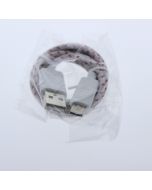 T-Mobile NEW Braided Cable USB-A To USB-C 1 Meter (3.2 ft) Magenta / Gray 
