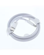 Apple NEW Braided Cable USB-C To USB-C 1 Meter (3.2 ft) 60W White - (MQKJ3AM/A)
