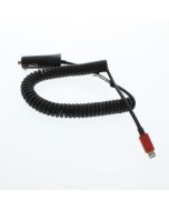 Verizon A-STOCK Car Lighter to Attached Lightning Car Charger 12W 2.4AMP (ERL) Red - (VPC24LGHT-M1)