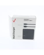 Verizon NEW USB-C Wall Charger 45W 3AMP (ERL) includes 6 Foot Cable C to Lightning Black - (TVL45WPPSLGHT-A)