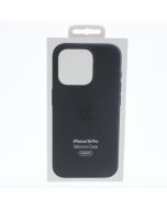 Apple NEW Case FIT Apple iPhone 15 Pro Silicone Case Magsafe Black - (MT1A3ZM/A)