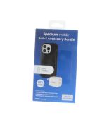 Universal A-STOCK Case FIT Apple iPhone 16 Pro Max 3-1 Accessory Bundle (Missing screen protector)  Black - (SBUND3230)