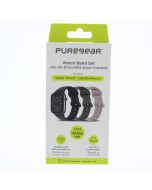 Pure Gear NEW Watch Band FIT Apple Watch (38/40/41 mm) Black/Green/Pink - (64505PG)