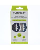Pure Gear NEW Watch Band FIT Apple (42/44/45mm) Blue, Gray and Teal - (64349PG)