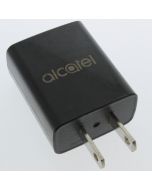 Alcatel B-STOCK USB-A Wall Charger 2AMP Black - (UC13US CBA0059AGAC5)