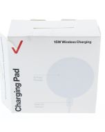Verizon NEW USB-C Wall Charger 25W 3AMP + Wireless Charging  Pad 15w  (ERL) White - (WC15WGGLWHT-A)