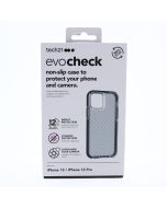 Tech 21 A-STOCK Case FIT Apple iPhone 12/12 Pro, iPhone 6.1" (2020) Evo Smoke Black - (T21-8373)