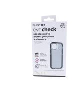 Tech 21 A-STOCK Case FIT Apple iPhone 12 Mini EvoCheck Smoke Black - (T21-8351)
