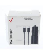 Verizon A-STOCK Car Lighter to USB-C Car Charger 30W 3AMP Black - (VPC30WPDCTOC-A)
