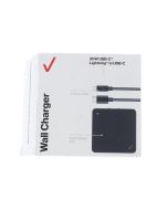 Verizon A-STOCK USB-C Wall Charger 30W 3AMP 6FT Lightning To Usb-C Cable Included Black - (TVL30WPDLTOC-A)