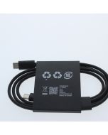 Universal NEW Cable USB-C To USB-C 1 Meter (3.2 ft) Black - (S928E40518)