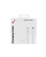 Verizon NEW Braided Cable USB-C To Lightning 3 Meter (9.8 ft) White - (CAB10LTOCBWHT-A)