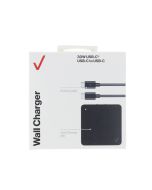 Verizon NEW USB-C Wall Charger 30W 3AMP 6FT Usb-C To Usb-C Cable Included Black - (TVL30WPDCTOC-A)