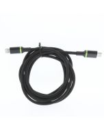 ATT A-STOCK Braided Cable USB-C To Lightning 2 Meter (6 ft) Black  