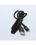 ATT NEW Braided Cable USB-A To Lightning 1 Meter (3.2 ft) Black  