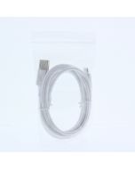 ATT NEW Braided Cable USB-A To USB-C 1.8 Meter (5.9 ft) 1 White 