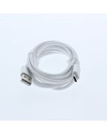 ATT A-STOCK Braided Cable USB-A To USB-C 1.8 Meter (5.9 ft) White 