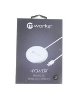 MWorks B-STOCK Cable USB-C To Wireless MagSafe Charger 1.8 Meter (5.9 ft) White - (50011MW)
