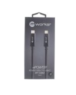 MWorks A-STOCK Cable USB-A To USB-C 1.8 Meter (5.9 ft) Black - (ASPWMW000204)