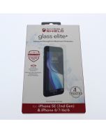 ZAGG NEW Screen Protector FIT Apple iPhone SE ( 2nd ) & iPhone 8/7/6s/6 Glass Elite + Clear - (ZAG200105346-V)