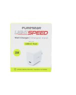 Pure Gear A-STOCK USB-C Wall Charger 20W White - (G01424PG/63546PG)
