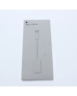 Apple NEW Adapter USB-C To Lightning Braided White  - (MUQX3AM/A)