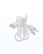 Universal A-STOCK 300V I-SHEN LL81924 TYPE SVT 3-Prong Cable White - (E315167)