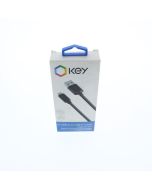 Key NEW Cable USB-A To USB-C 1 Meter (3.2 ft) Up to 10Gbps speed Black - (CDSC10045GLK)