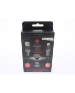 Powerxcel NEW Cable USB-A To Lightning 3 Meter (10 ft) Black - (738632)