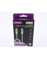 Powerxcel NEW Cable USB-C To Lightning 1.2 Meter (4 ft) White - (379405)