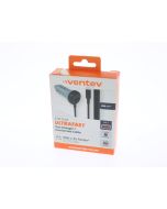 Ventev NEW Car Lighter to USB-A Car Charger 27W Attached Usb-C Cable Gray/Black - (248192)