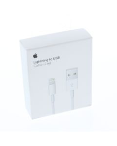 Apple NEW Cable USB-A To Lightning 2 Meter (6.5 ft) A1510 White - (MD819AM/A)