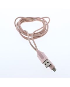 Verizon B-STOCK Braided Cable USB-A To Lightning 2 Meter (6.5 ft) Pink 