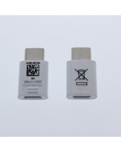 Samsung NEW Adapter USB-Micro To USB-C White - (GH98-40219A)