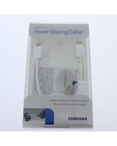 Samsung NEW Cable USB-Micro To USB-Micro 0.5 Meter (1.6 ft) White - (EP-SG900U)