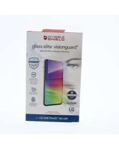 ZAGG NEW Screen Protector FIT LG LG V60 ThinQ 5G UV Glass elite VisionGuard+ Clear - (ZAG200105338-V)