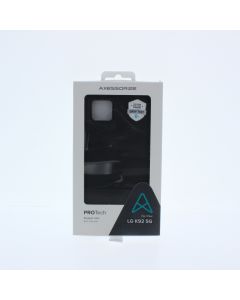 Axessorize A-STOCK Case FIT LG K92 5G PROTech Rugged Case  Black - (LGR1940)