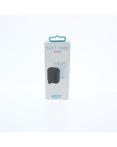 Key NEW Silicone Soft Case for Airpods 1st & 2nd Gen Black - (SCTAA0507BLK  )