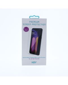 Key NEW Screen Protector FIT LG V60 ThinQ 5G Anti-microbial Tempered Glass Clear  - (SSFGAI0215GLK)