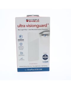 ZAGG NEW Screen Protector FIT OnePlus OnePlus 8 5G UW Ultra VisionGuard+ Clear - (ZAG200205155-V)