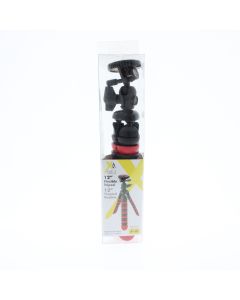 Universal NEW Flexxible Tripod 12" Black /Red  