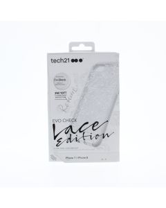 Tech 21 B-STOCK Case FIT Apple iPhone 7/8 EvoCheck White 
