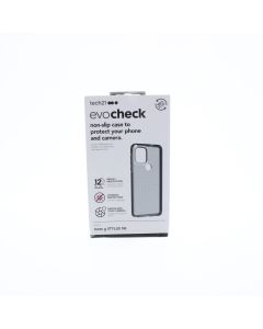 Tech 21 NEW Case FIT Motorola Moto G Stylus 5G EVOCHECK Clear / Black - (T21-8800PKG21)