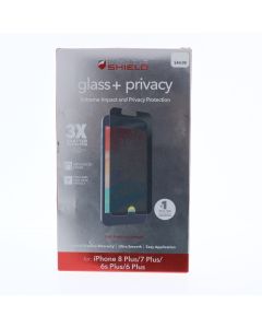 ZAGG A-STOCK Screen Protector FIT Apple iPhone 8 Plus/ 7 Plus/ 6s Plus /6 Plus glass+ Privacy Tinted - (ZAG200102624)