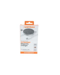 Ventev NEW Wireless Charging Pad USB-C 15W MagSafe Compatible White/Gray - (Q25-SLV266627)