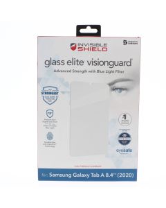 ZAGG NEW Screen Protector FIT Samsung Galaxy Tab A 8.4"  (2020) Glass elite VisionGuard Clear - (ZAG200105172-V)