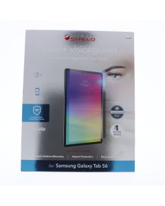 ZAGG NEW Screen Protector FIT Samsung Galaxy Tab S6 Glass+ Visionguard Clear - (ZAG200103709-V)
