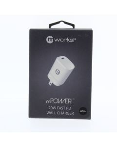 MWorks NEW USB-C Wall Charger 20W White 