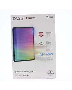 ZAGG NEW Screen Protector FIT Samsung Galaxy Tab S7+5G Glass elite visionguard+ Clear - (ZAG200106704-V)